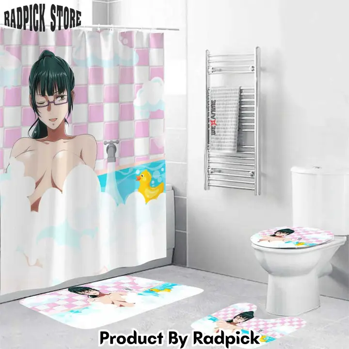 Maki zenin anime girls in bathtub combo bathroom set   rp0203320